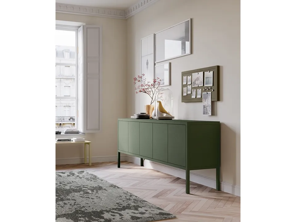 Contenitore Frame Sideboards finitura Moss di Fantin