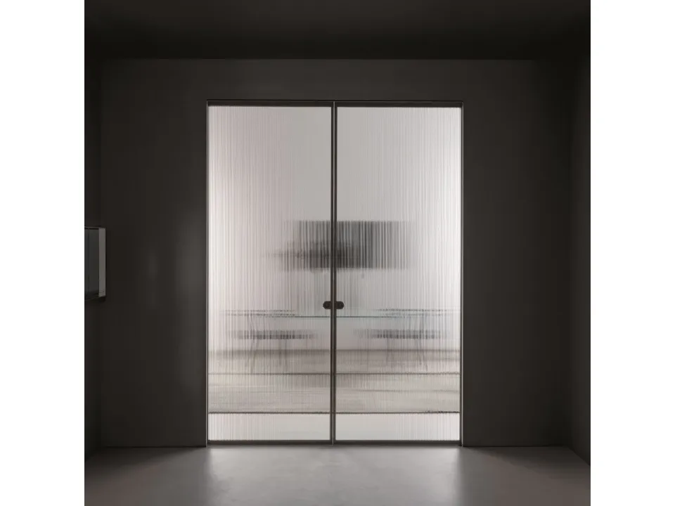 Porta per interni Aladin Double Pocket Mono di Glas Italia