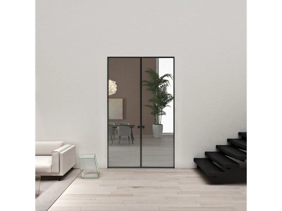 Porta per interni Aladin Double Pocket Mono di Glas Italia