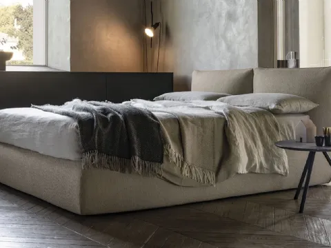 Letto matrimoniale con box contenitore Picolit di Lema