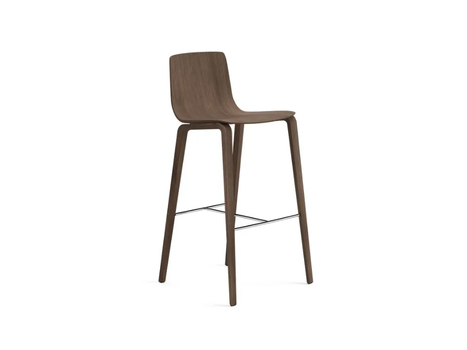 Sgabello in legno Aava Stool di Arper