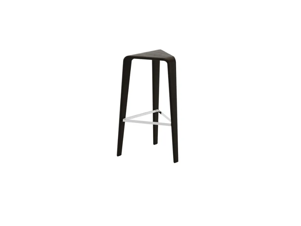 Sgabello in legno Ply Stool di Arper