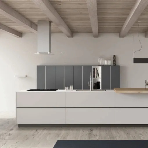 Cucina Moderna M2 Linea Grigio Efeso di Meson's Cucine